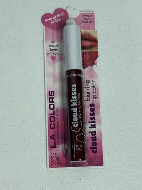 L.A. Colors Cloud Kisses Berry Bliss C69413 Blurring Lip Color
